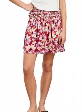NEW RAILS kumi mini skirt in amaranth